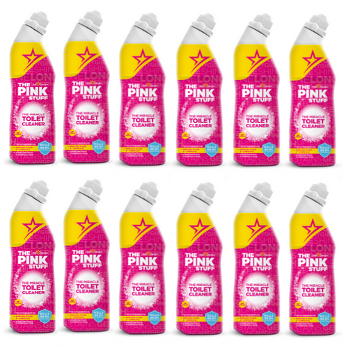 The Pink Stuff Toilet Gel 750ml 12 Pack