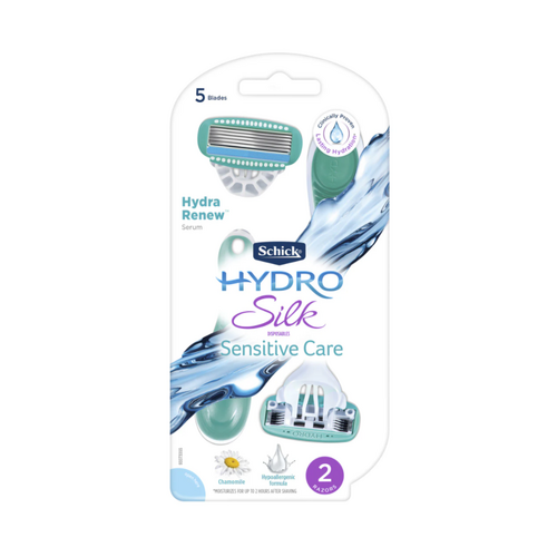 Schick Hydro Silk Disposable Razor [Pack of 2]