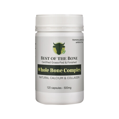 Best of the Bone Whole Bone Complex Natural Calcium & Collagen 120 capsules 