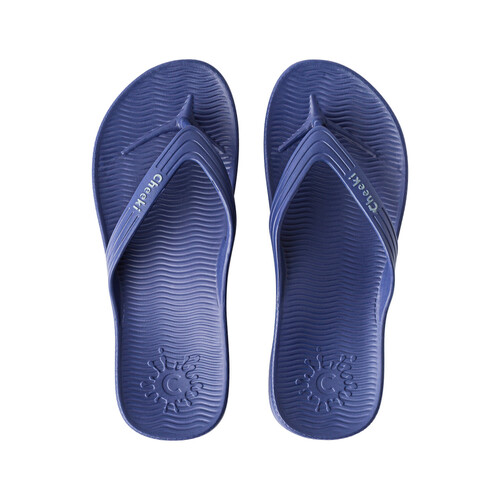 Cheeki Arch Support Thongs Blue Mens Size US13