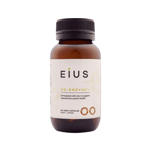 Eius Fertility Co-Enzyme+ 60 Hard Capsules