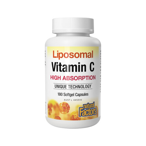 Natural Factors Liposomal Vitamin C 180 Softgel Capsules