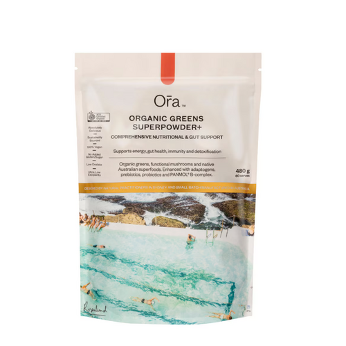 Ora Organic Greens Superpowder+ Oral Powder 480g