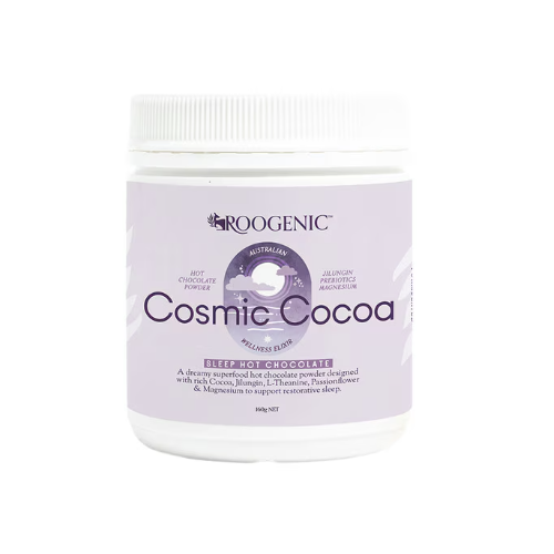 Roogenic Australian Wellness Elixir Cosmic Cocoa Sleep Hot Chocolate 160g