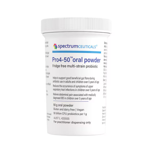 Spectrumceuticals Pro4-50 (Fridge Free Multi-Strain Probiotic) Oral Powder 50g