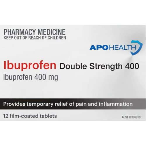 Apohealth Ibuprofen 400mg 12 Tablets