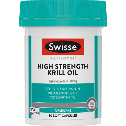 Swisse Ultiboost High Strength Krill Oil 1000mg 30 capsules 