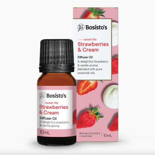 Bosisto's Sweet Life Strawberries & Cream Diffuser Oil 10ml