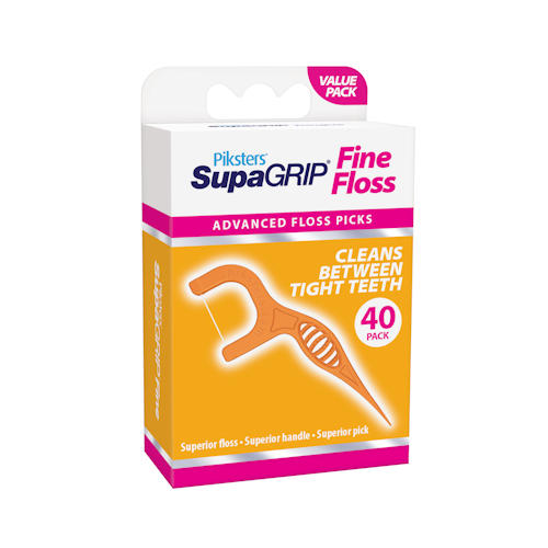 Piksters SupaGRIP Floss Picks Fine 40Pack