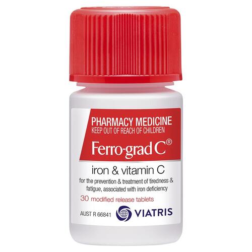 Ferro-grad C Iron & Vitamin C 30 Tablets