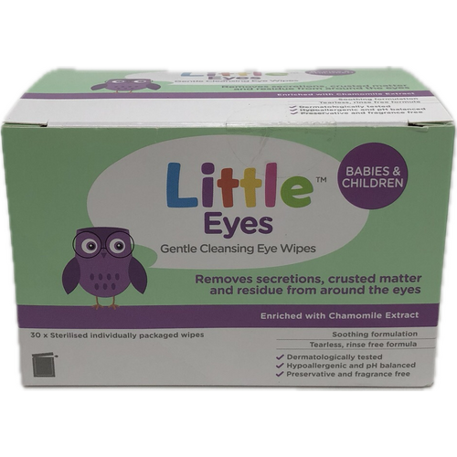 Little Eyes Cleansing Wipes 30