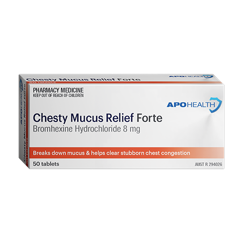 APH Chesty Mucus Relief 50 tablets