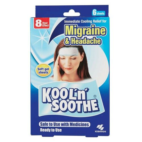 Well Patch Cooling Headache Pads, Migraine
