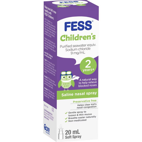 FESS Saline Nasal Spray for Kids 20mL