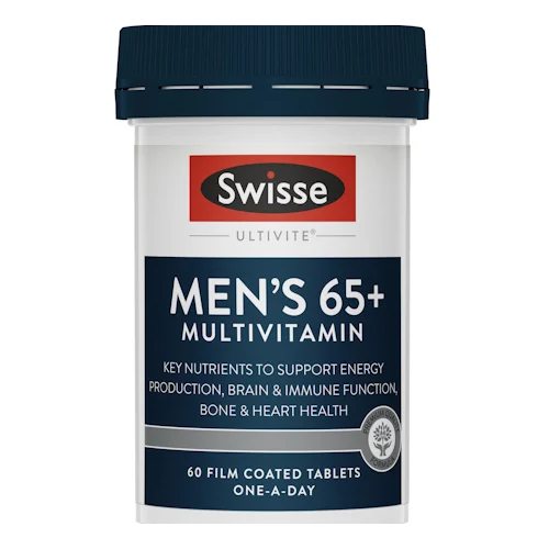 Swisse Mens Ultivite 65+ Years 60 Tablets