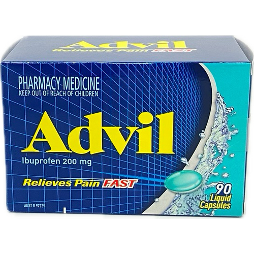 Advil Liquid 90 Capsules | Relieves Pain Fast (S2)