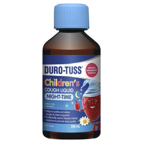 Duro-Tuss Childrens Cough Night Strawberry Liquid 200ml