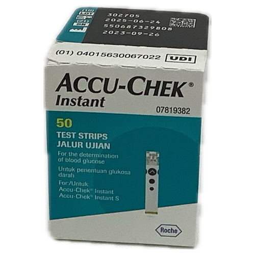 Accu Chek Instant Blood Glucose Test Strips (50 Tests)