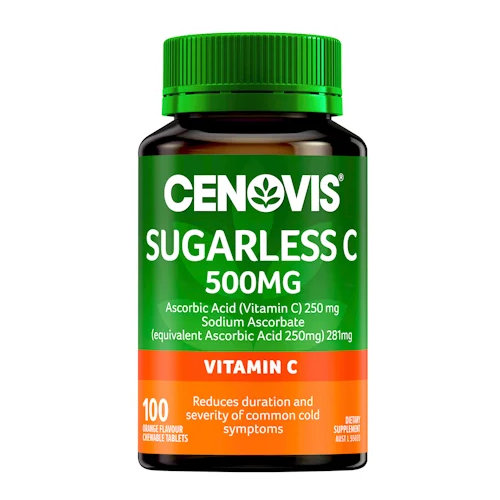 Cenovis Sugarless C 500mg Tablets 100