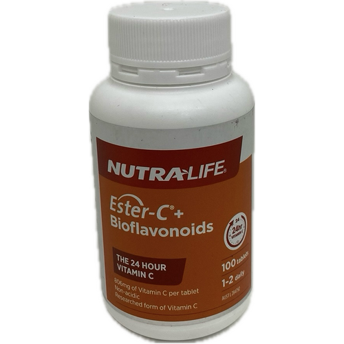 Nutra Life Ester-C 1000mg + Bioflavonoids 100 Tablets