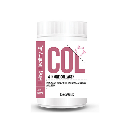 Living Healthy Bio-4 in 1 Collagen 120 Capsules