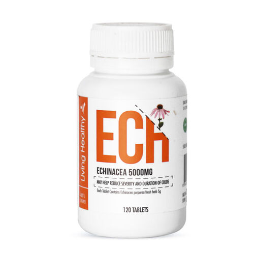 Living Healthy Echinacea 5000mg 120 Tablets