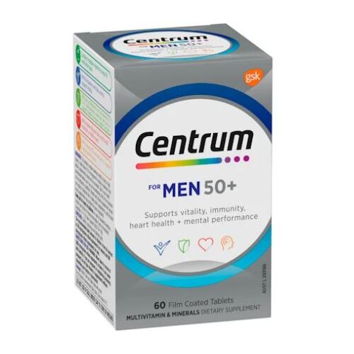 Centrum Multivitamin Men 50+ 60 Tablets