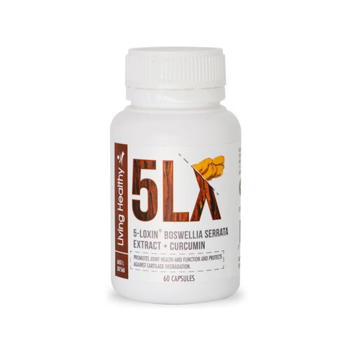 Living Healthy 5LX Boswellia & Curcumin 60 Capsules