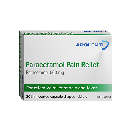 Apohealth Paracetamol Pain Relief Caplet 20