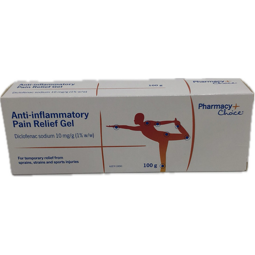 Pharmacy Choice Anti-Inflammatory Pain Relief Gel 100g