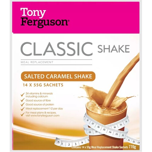 Tony Ferguson Classic Shake Salted Caramel 14 Pack