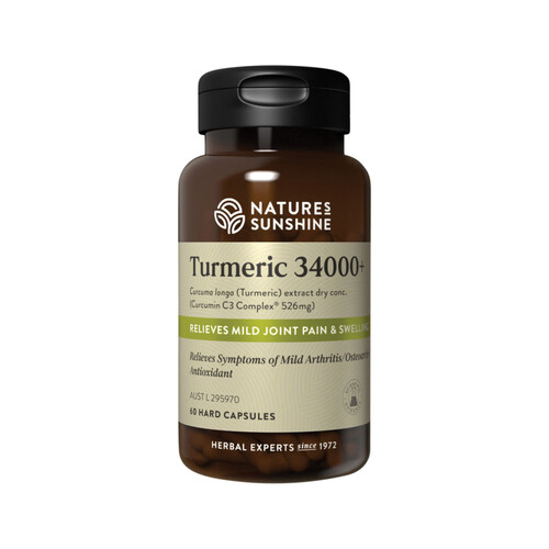 Nature's Sunshine Turmeric 34000+ 60 Capsules