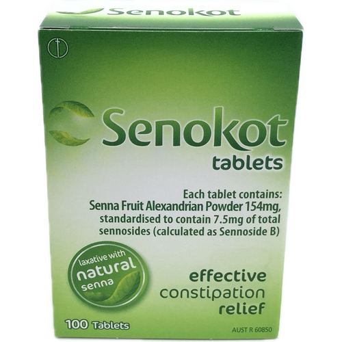 Senokot 100 Tablets 