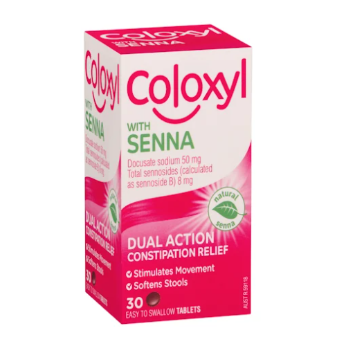 Coloxyl with Senna 30 Tablets 