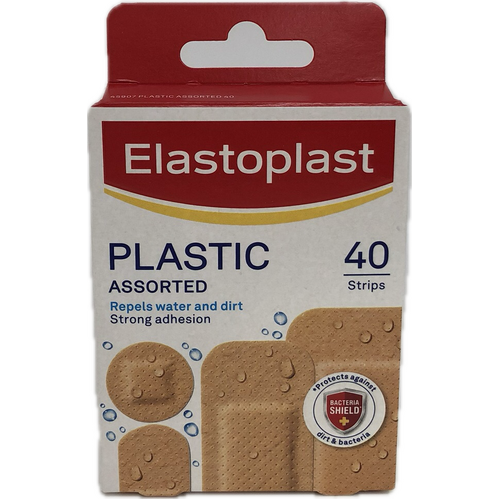 Elastoplast Plastic Shapes Assorted 40 Pack