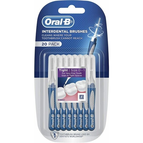 Oral B Interdental Brushes Size 0-1 20 Pack