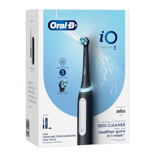 Oral B iO Series 3 Electric Power Toothbrush (Black)