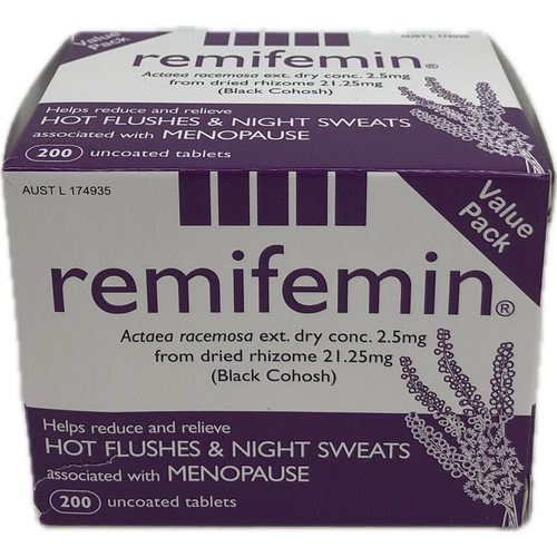 Remifemin Menopause Symptom Relief 200 Tablets