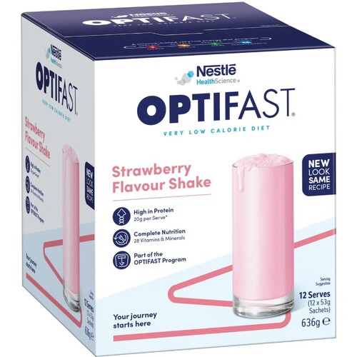 Optifast VLCD Shake Strawberry 53g 12 pack