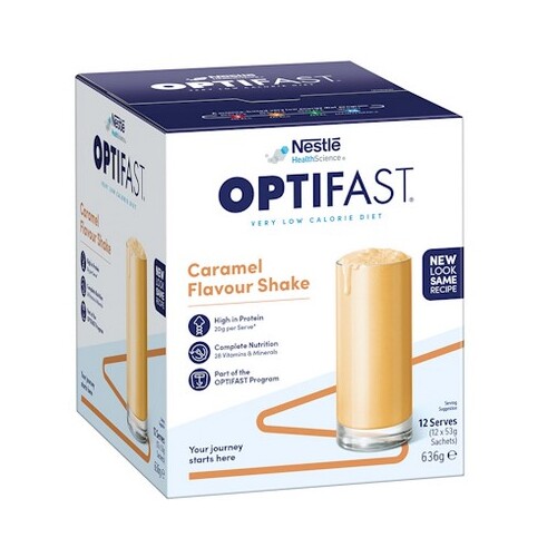 Optifast VLCD Shake Caramel 53g 12 pack