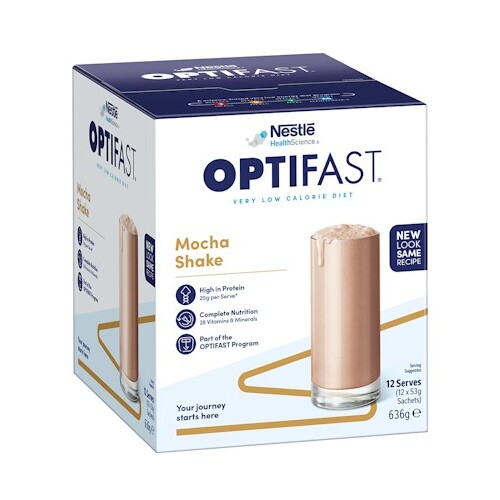 Optifast VLCD Shake Mocha 53g 12 pack