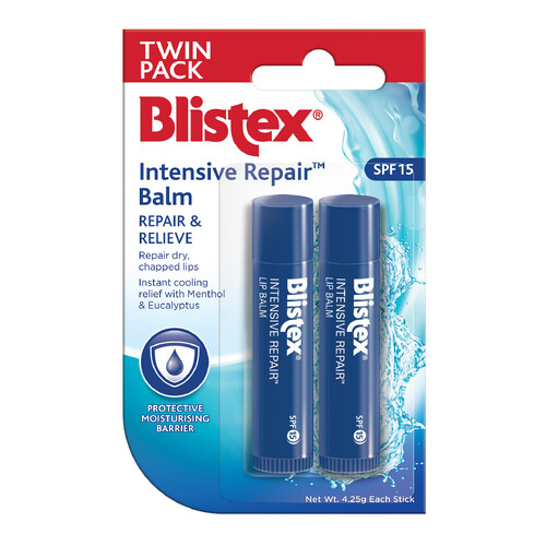 Blistex Lip Balm Intensive Repair Twin Pack