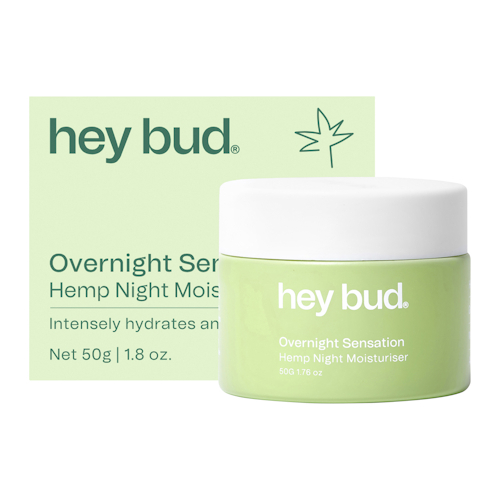 Hey Bud Overnight Sensation Hemp Night Moisturiser 50g