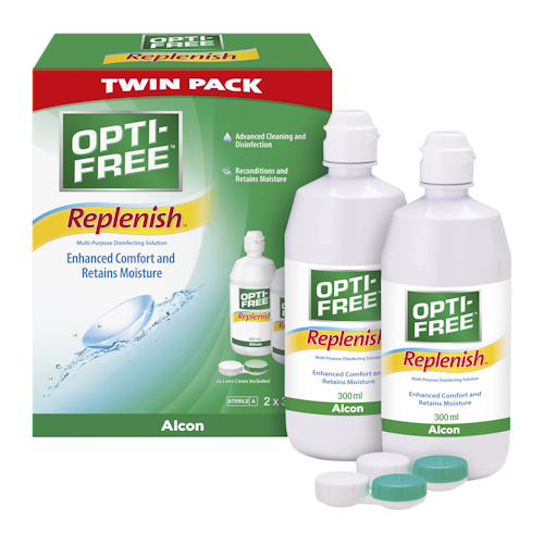 Opti-Free Replenish Twin Pack 2 x 300ml