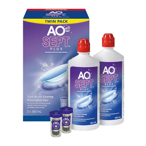 Aosept Plus 360ml Twin Pack