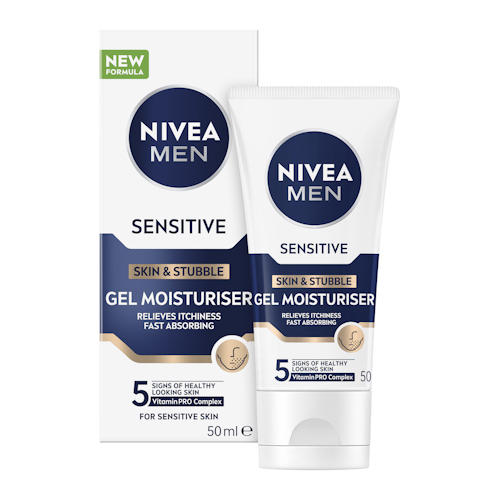 Nivea Men Sensitive Skin & Stubble Gel Moisturiser 50ml