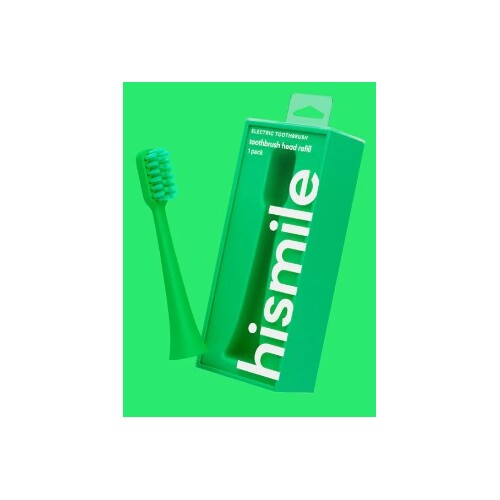 Hismile Electric Toothbrush Head Refill Bright Green 1 Pack