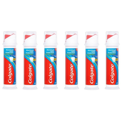 Colgate Toothpaste Great Regular Flavour Pump 130g [Bulk Buy 6 Units]