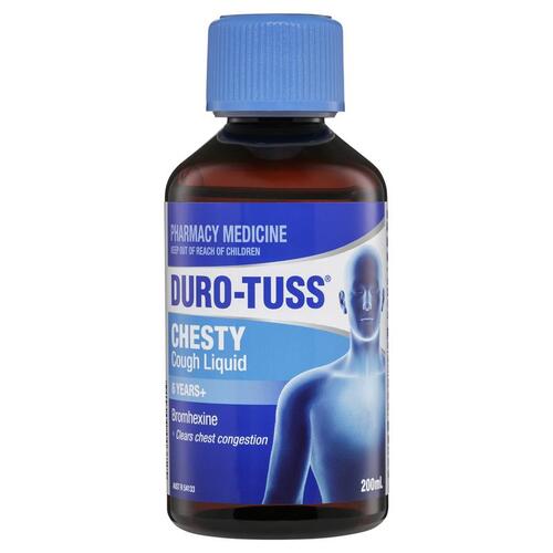 Duro-Tuss Chesty Regular Liquid 200ml (S2)