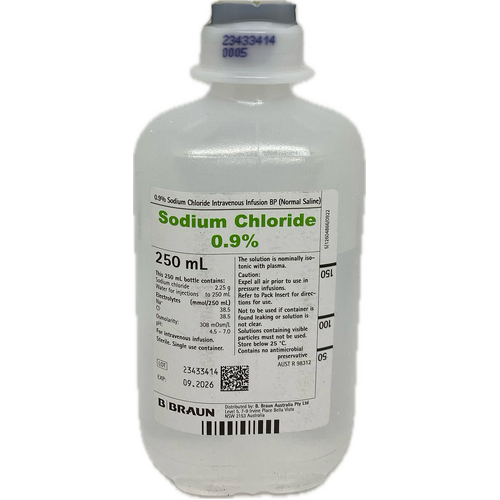 Sodium Chloride 0.9% IV Sgl 250ml